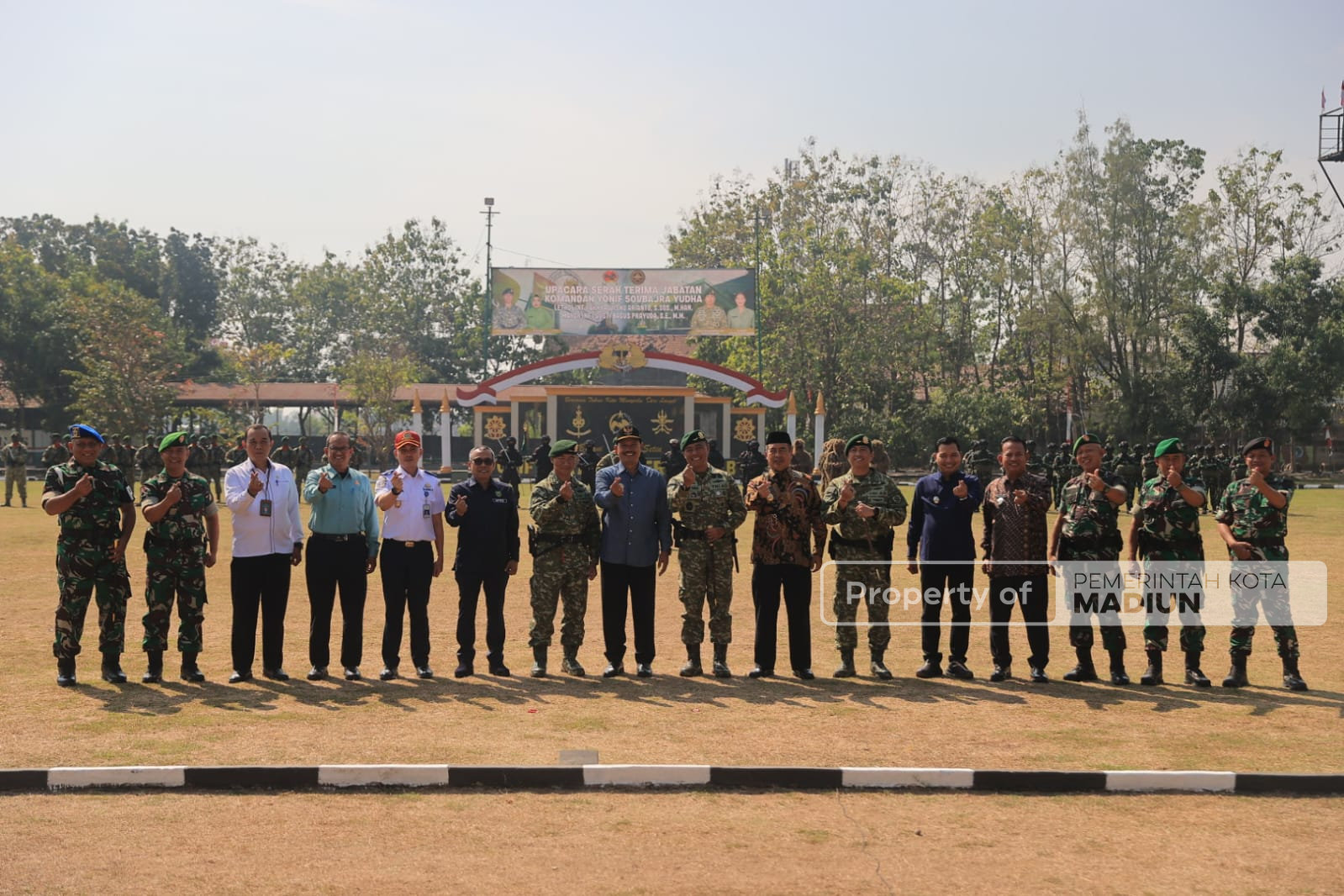 Sertijab Danyonif 501/Bajra Yudha, Mayor Inf I Gusti Bagus Resmi Gantikan Letkol Inf Yakhya Wisnu